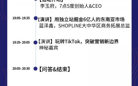 打破僵局，用独立站和流量撬动东南亚电商市场 | 活动预告