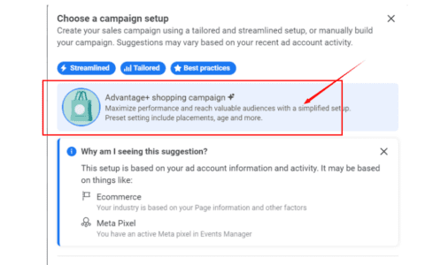 Facebook廣告Advantage+ Campaign的隱藏設(shè)置并提升你的廣告轉(zhuǎn)化效能