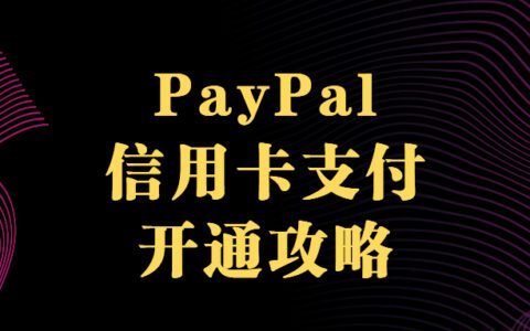 PayPal 信用卡支付來襲，獨立站開通指南全揭秘